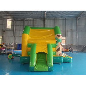 Commercial Grade Inflatable Combo Coconut Tree Sandbeach Inflatable Bouncy House