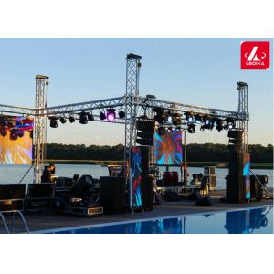 Buy cheap 6061 Aluminum Roof Exhibition Truss System 1m Diameter from wholesalers