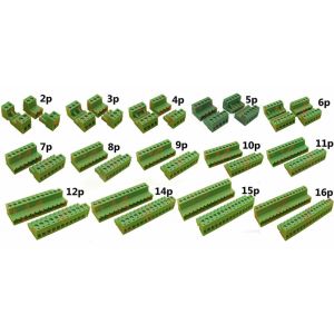 5.08mm Pitch PCB Pluggable Screw Terminal Blocks Docking Socket Plug