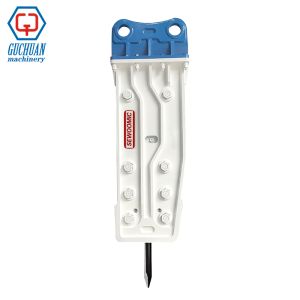 Buy cheap Guchuan HB20G / GCB200 1766KG Open Type Hydraulic Breaker with 135mm Chisel for 18-25 Tons Excavator product
