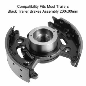 Buy cheap Compatibility Fits Most Trailers Black Trailer Brakes Assembly 230x60mm from wholesalers
