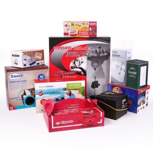 Buy cheap Paper Custom Packaging Boxes Moisture Proof  White Cardboard Packaging Box from wholesalers