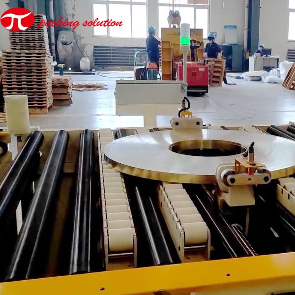 Quality Stacking System Dustproof  Copper Coil Wrapping Machine Horizontal for sale