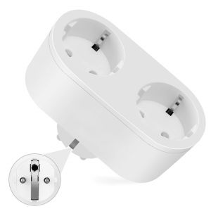 EU Standard Remote Control Wall Plugs Socket With Alexa Google Home Tuya App