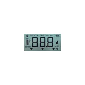 Buy cheap Custom Rohs Compliant LCD Display 7 Segment 3.0 Voltage Transmissive Segment LCD Display for Glucometer from wholesalers