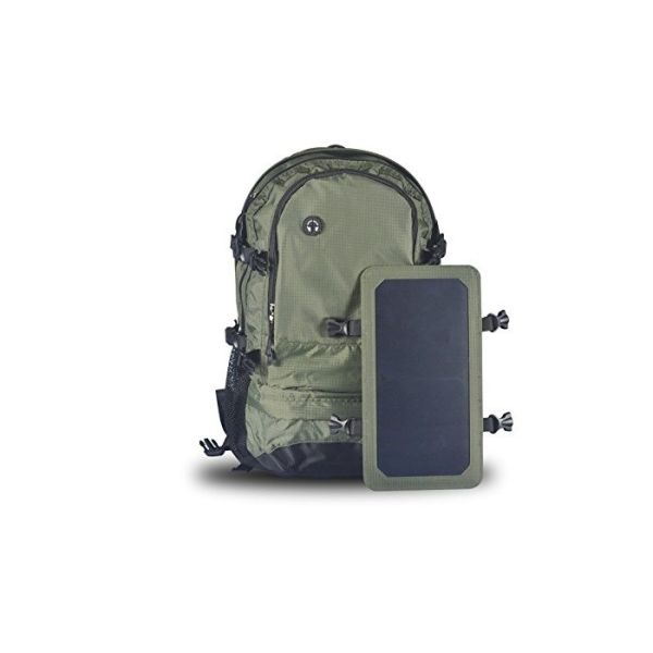 Quality Outdoor Camping Solar Charger Bag / Solar Powered Backpack Polyester Material for sale