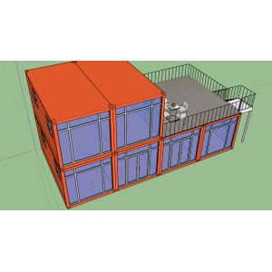 Buy cheap Modular Expandable Container House Prefab With Plastic Steel Window from wholesalers