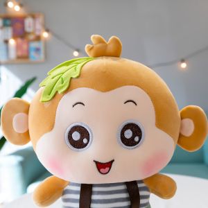 Hand Washable PP Cotton Stuffing Plush Monkey Doll