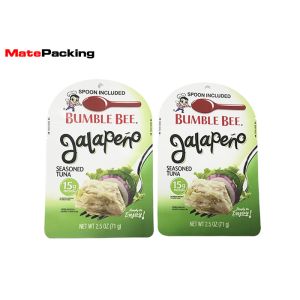 Buy cheap Gravure Printing Meat Retort Pouch Bag With Spoon Support 135 Celsius Degree from wholesalers