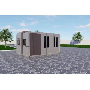Foldable Aluminum Capsule House Container Temporary Accommodation
