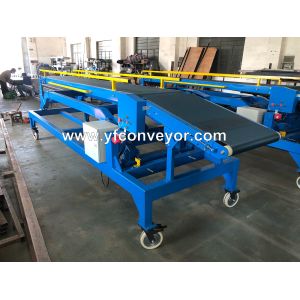 Telescopic Belt Conveyor，Extendable Loading Conveyor Truck Container