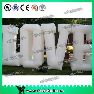 Buy cheap Customized Party Nylon Cloth Red Inflatable Decoration / Inflatable Letters from wholesalers