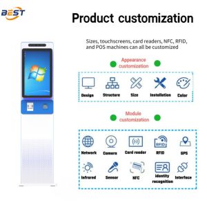 Buy cheap 21.5/27 Inch Self-Service Kiosk with 1920X1080 Resolution and Intel Core I3/I5/I7 CPU for Cash Payment and QR Scanning from wholesalers
