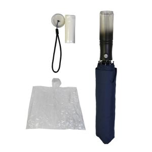 Buy cheap Fantastic 3 Folding Pongee Raincoat Umbrella With Storage Handle from wholesalers