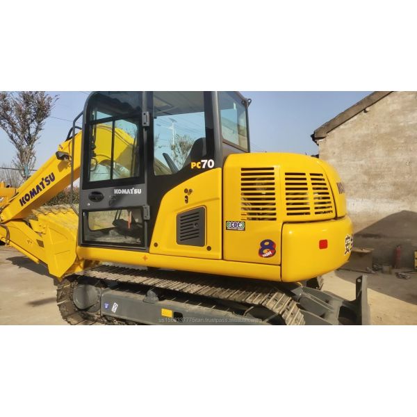 Hydraulic Excavator Crawler Komatsu PC70 Used Excavator for Your Construction Needs