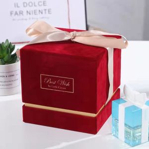 Buy cheap Customized Handmade Perfume Bottle Packaging with Separate Lid and Gift Box Ribbon Bow from wholesalers