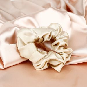 Buy cheap Custom 22mm Mulberry Silk Scrunchies 0.03kg Elastic Hair Bands from wholesalers