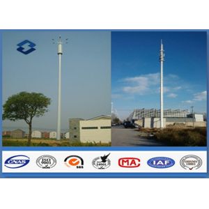 Buy cheap Steel Conical Self Supporting Telecommunication Pole With Climbing Ladders from wholesalers