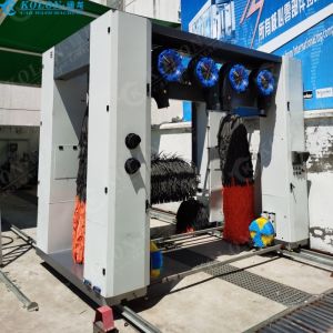 Buy cheap Roll-Over 7 Brushes Automatic Car Washing Machine With Wheel Brushes Fixed Air Dryer from wholesalers