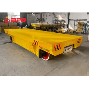 Buy cheap Precast Rails 40T Steel Pallet Material Transfer Carts Battery Powered from wholesalers