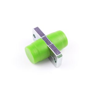 Buy cheap FTTH Simplex APC FC Optic Fiber Adapter with Green Color and Rectangular Feature from wholesalers