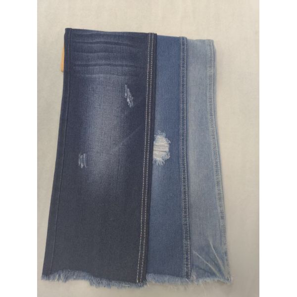 Quality 9.3oz  No elastic Cotton Polyester DARK BLUE 178-180cm Denim fabric  10x10 JSD3229 for sale