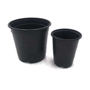 Buy cheap Light And Soft Black Double Color Plastic Flower Pots Chive Shoot Seedling Nutrition Pot from wholesalers