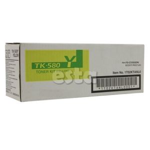 TK580 Kyocera Toner Cartridges FS - C5150DN 4- Pack Black / Cyan / Magenta /