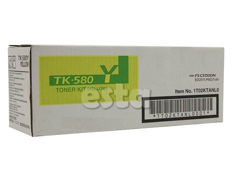 TK580 Kyocera Toner Cartridges FS - C5150DN 4- Pack Black / Cyan / Magenta /