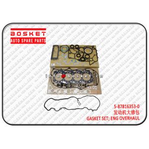 Isuzu 4JJ1T Engine Overhaul Gasket Set 5878163530 5-87816353-0