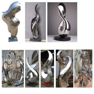 Buy cheap Wave Garden Metal Water Fountain Sculpture 2000 Abstract Steel Sculpture Waterscape from wholesalers