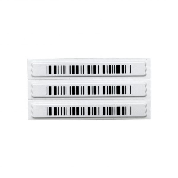 Buy cheap Shopping Mall EAS 58KHz Security AM Soft Label 45 X 6 X 2mm Bar Code from wholesalers