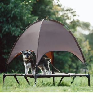 Buy cheap ODM Outdoor Mesh Cooling Raised Dog Bed With Canopy from wholesalers