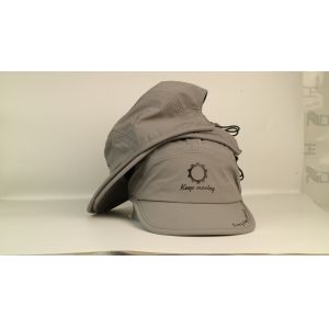 Buy cheap Rubber Printing 5 Panel Plastic Buckle Camp Hats Quick Dry from wholesalers