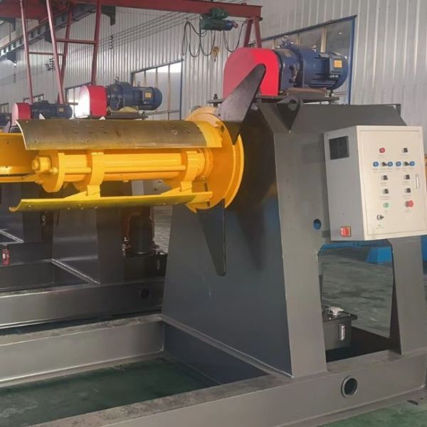 1250mm Feeding Auxiliary Equipment Fully Automatic Uncoiling Machine Easy