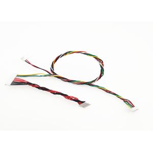 Buy cheap 12 Pin Jst Zh 1.5mm Pitch To 8p Gh 28awg Wire Harness With 6p Zh Connector from wholesalers