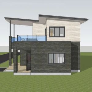 High Heat Insulation Lightweight Steel Structure Villa For Safe And Strong