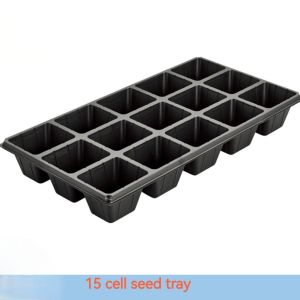 Buy cheap Customized 15 Cell Plant Black PS Plastic Flower Tomato Vegetable Seed Tray from wholesalers