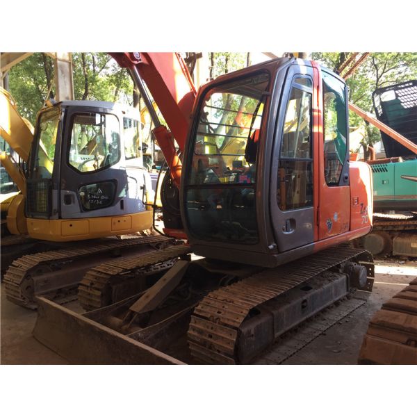 Quality 7T weight Used Crawler Excavator Hitachi ZX70 CC-4JG1 engine with Original Paint for sale