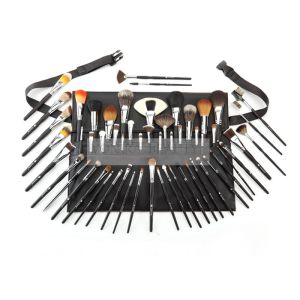 Buy cheap Professional Classic Black Makeup Brush Collection Set With Brush Belt from wholesalers