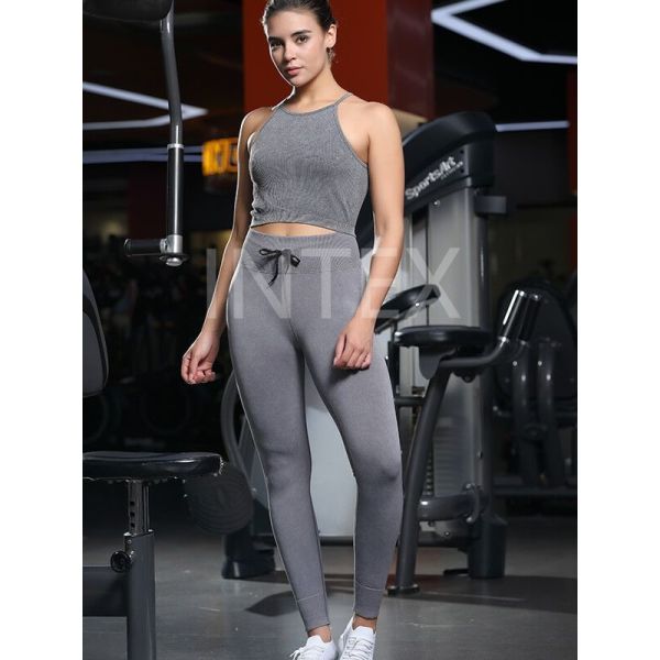 Buy cheap Ladies Matching Sets Crop Bra And Leggings Activewear Seamless from wholesalers