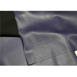 Buy cheap Custom Polyurethane Synthetic Leather Dark Blue Anti - Mildew Eco - Friendly from wholesalers