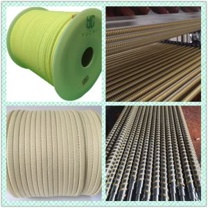 Buy cheap 100% kevlar Braided  aramid yarn ropes for glass tempering machine oven from wholesalers