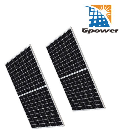 Quality ISO 390W Solar PV System MBB Half Cell Solar Panel for sale