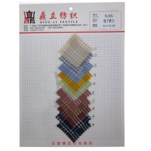 yarn dyed Weave 59" 135gsm Check And Stripe Fabrics Red Gingham Material