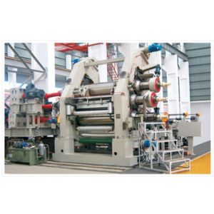 Buy cheap Rubber Sheet Five Roll PVC Calender Machine with 4～40 m/min Roller Line Speed from wholesalers