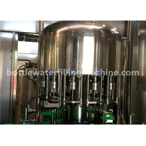 Buy cheap Glass Bottle Flavor Water Filling Machine , 3 In 1 Juice Production Line from wholesalers