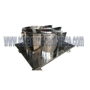 PLC Control Ethanol Soak Herb Oil Extraction Centrifuge , Food Centrifuge