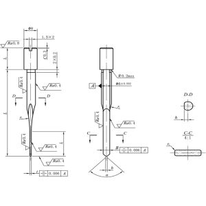 Buy cheap MD40A Grade Carbide Punch Pin Precision Punch Pins High Durability from wholesalers