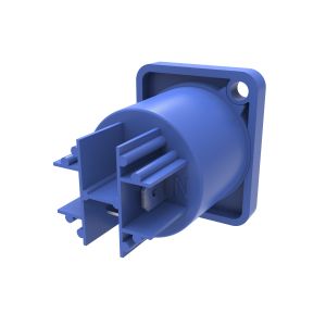 Buy cheap Indoor Use IP44 Triple Core Male Powercon Connector 3 Pin Audio Video Input Port Lockable Speakon Plug 20A 250V AC Blue from wholesalers